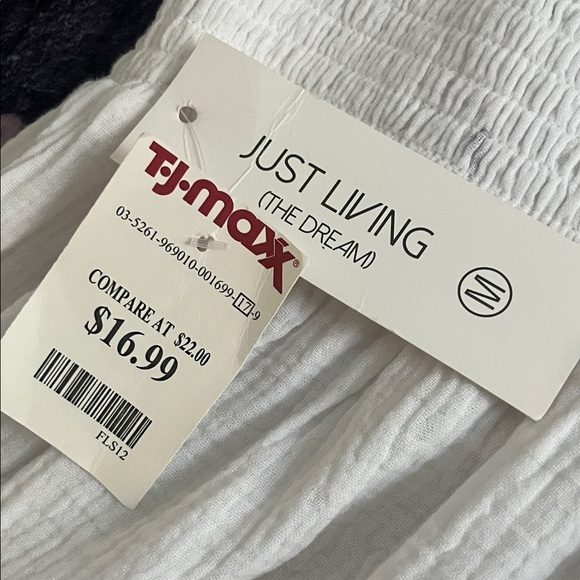 Just Living White Wide Leg Pants - Picture 2 of 8